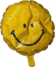 Yellow smiley balloon